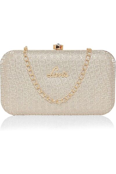 Lavie Women's Tinsel Frame Clutch Purse (Gold)