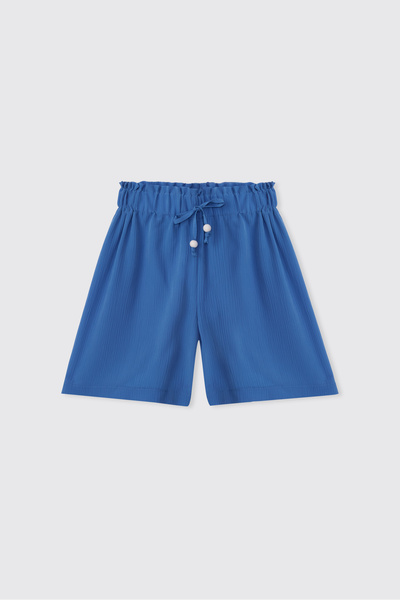 Panço Girl's Cobalt Blue Shorts