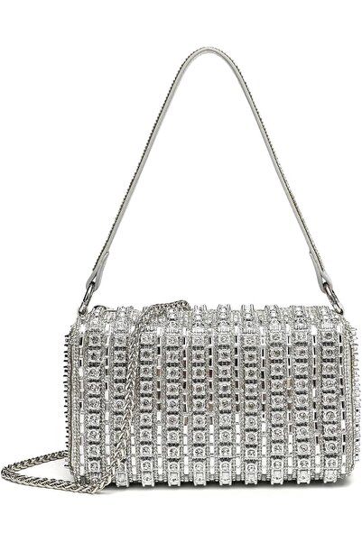 GENERAL Sweetovo Rhinestones Clutch Purses for Women Chain Shoulder Bags Spar...