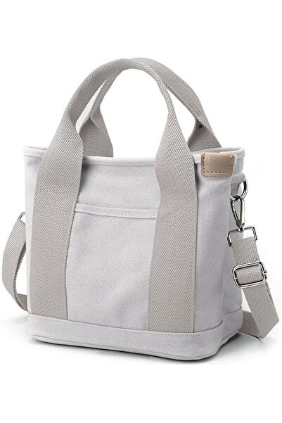 GENERAL Small Tote Bag with Zipper Tote Bag for Women Canvas Crossbody Bag Sh...