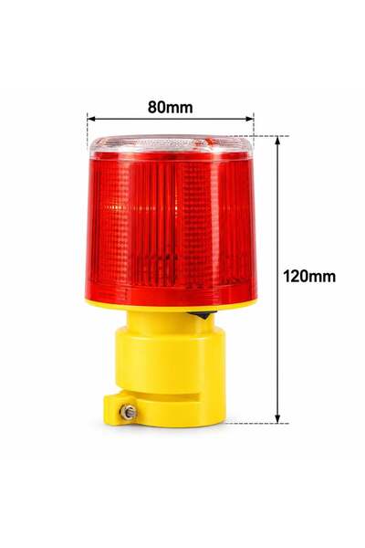 Powermaster PM-39272 Kırmızı İkaz Lambası 120X80mm