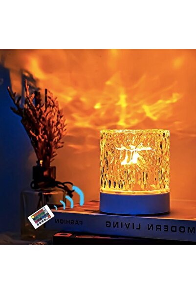 Morvena Picks Lampă Proiector de Valuri, Lumină Ambientală de Noapte cu Undul...