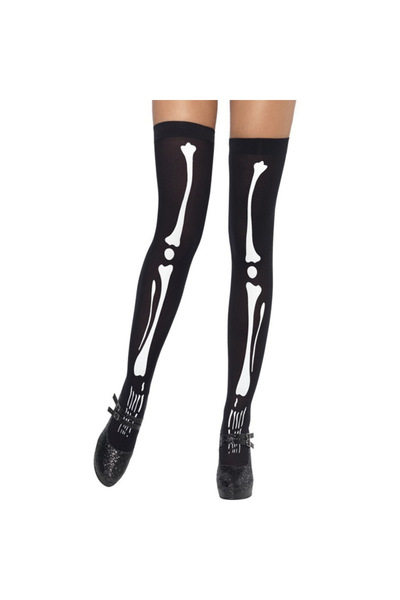 Morvena Picks Ciorapi schelet pentru petrecere costumată de Halloween - TSP9174