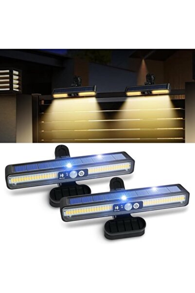 Morvena Picks Lampă solară de exterior cu senzor de mișcare, design modular d...
