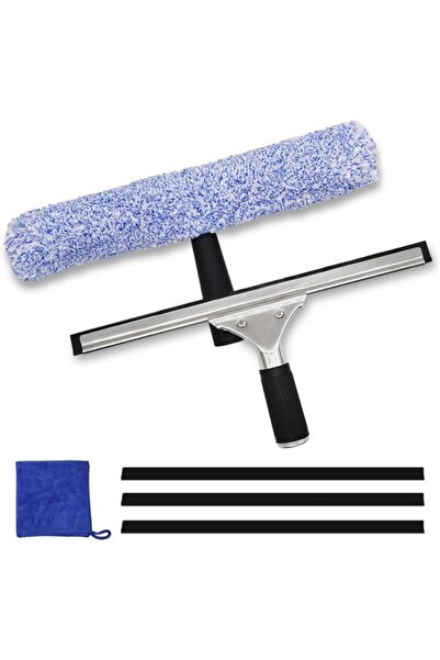 Morvena Picks Set profesional de curățare a geamurilor din 6 piese, cu raclet...