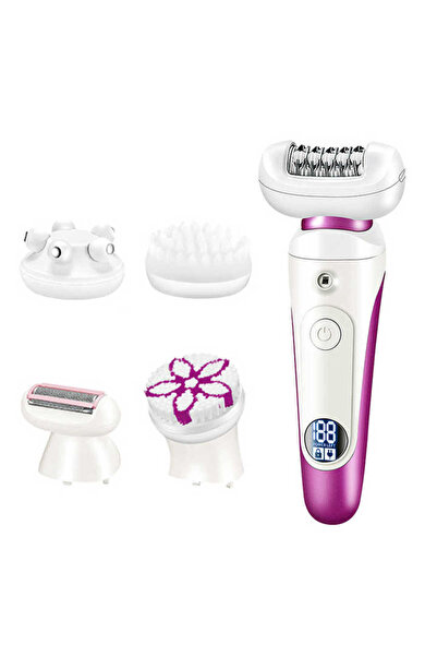 Morvena Picks Epilator pentru femei, rezistent la apă, trimmer bikini 5-în-1,...