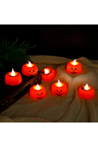 Morvena Picks Felinar dovleac de Halloween, lumânare electronică, lumină de n...