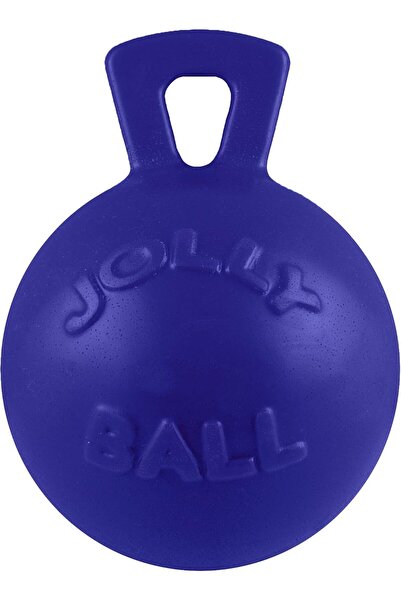 Generic كرة كلب متينة من جولي بيتز مع مقبض، 8 بوصات/كبيرة الحجم، باللون الأزرق