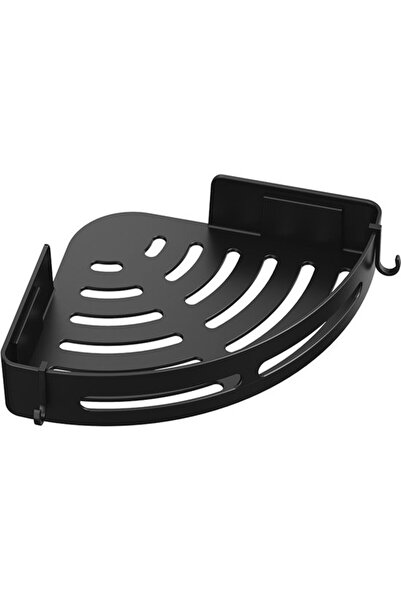 Morvena Picks Raft de colț pentru duș - Oțel inoxidabil, cu montare prin găur...