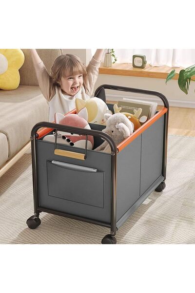Generic Large Toy Chest with Wheels, Removable Kids Toys Boxes Organizer Bins...