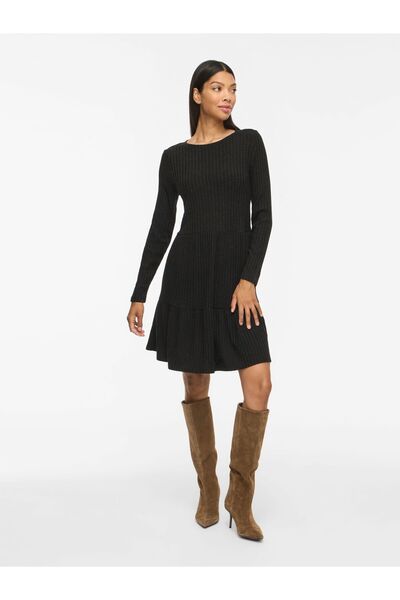 VILA Minikleid VIELITA Langärmeliges