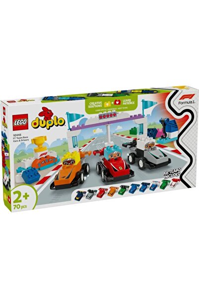 LEGO DUPLO Echipa F1 Masini Si Piloti De Curse 10445