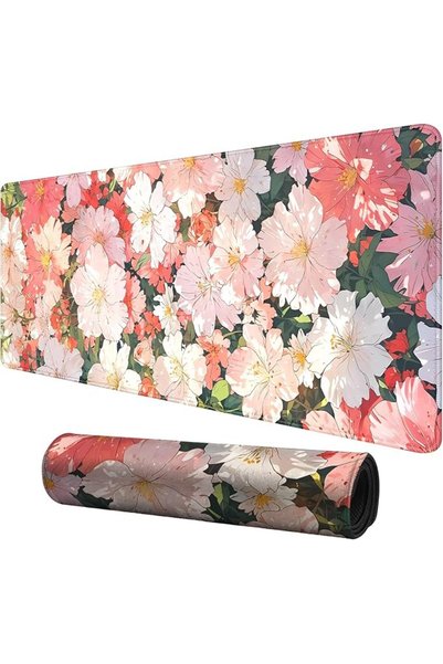 GENERAL Cottagecore Mouse Pad Surprise Song Piano Floral Desk Pad,Cute Desk M...