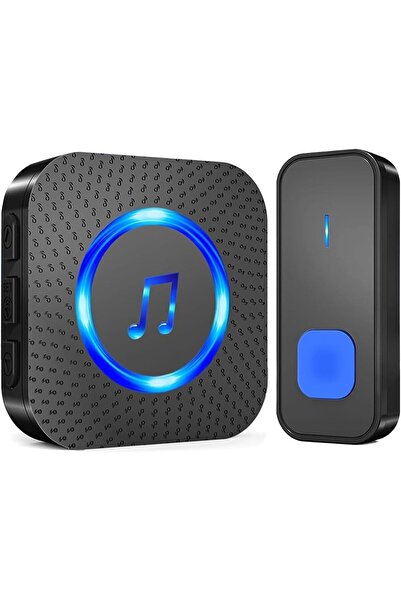 Generic جرس باب لاسلكي مقاوم للماء IP55، جرس باب لاسلكي يعمل عن بعد لمسافة 13...
