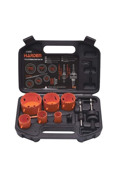 HARDEN Set de 11 Clopote de Gaurire Bi-metal, Industrial,
