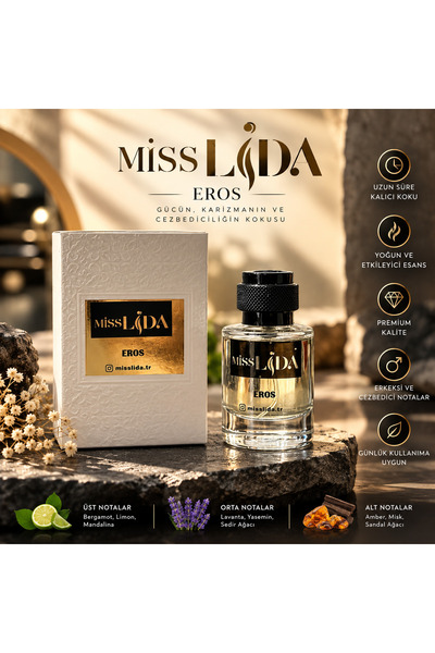 Misslida Erkek Kalıcı Eros Parfüm 50 cl