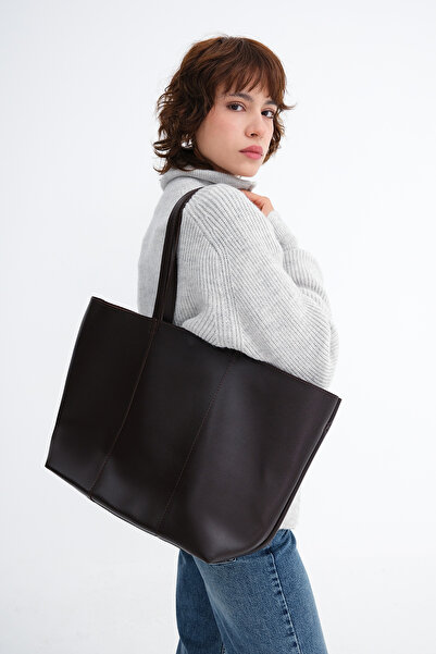 Addax Snap Closure Hand and Shoulder Bag Ç2178