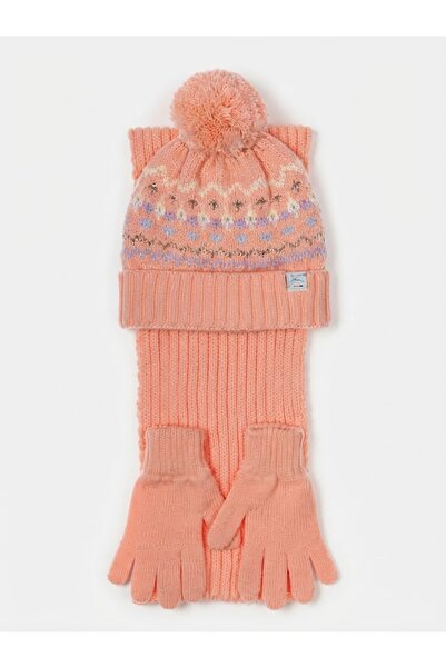 Fonem Fo 5129 Cera 3-Piece Scarf Beanie Glove Set