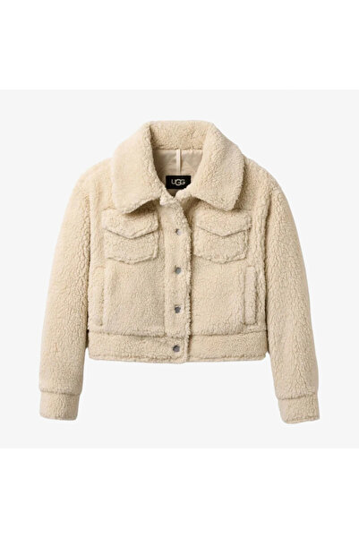 UGG Frankie Short Trucker Kadın Bej Mont
