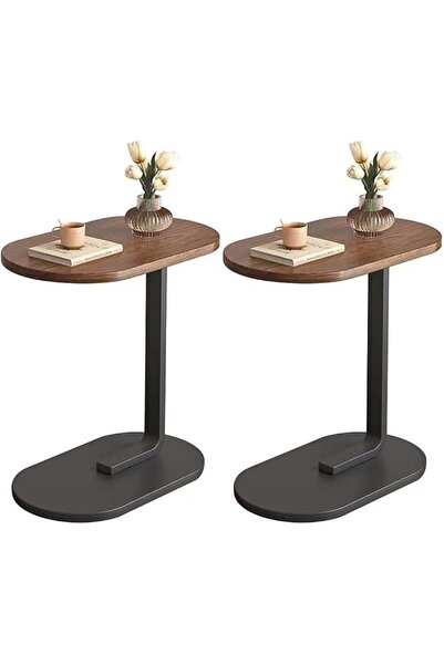 Generic Nzone C Shaped Bed Table, End Table,طاوله قهوه,Sofa Side with Metal F...