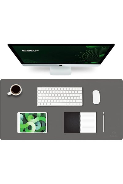 GENERAL K KNODEL Large Office Leather Desk Mat, Mouse and Keyboard Pad, Compu...