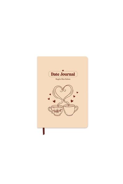 KESKİN COLOR Keskin A5 96 Yp. Ciltli Date Journal - Coffee