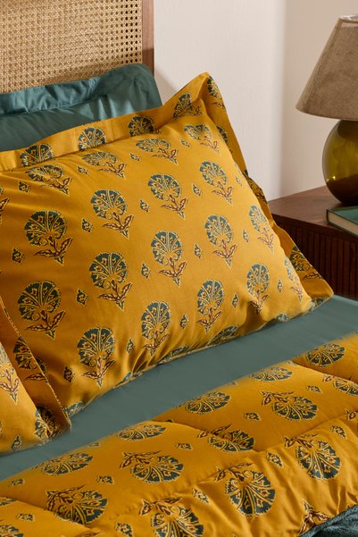 Karaca Home Harvest %100 Pamuk Welsoft Çift Kişilik Comfort Set Yeşil