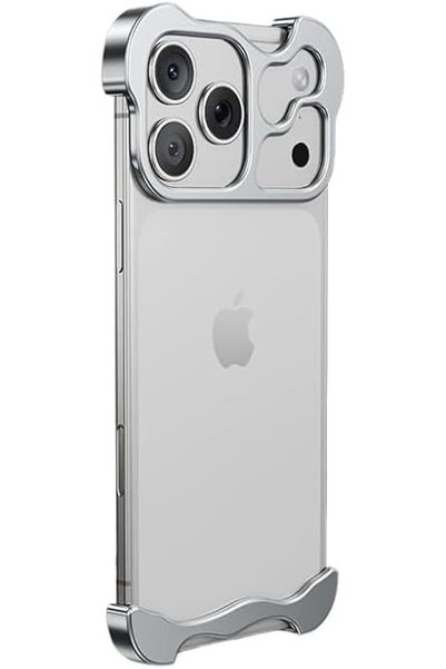 Generic Metal Corner Pad for Iphone 17 Pro, Anti Fall Phone Case for iPhone 1...