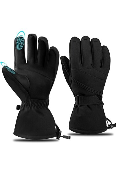 ELECDON Waterproof Winter Ski Gloves for Men & Women - قفازات تزلج شتوية مقاو...