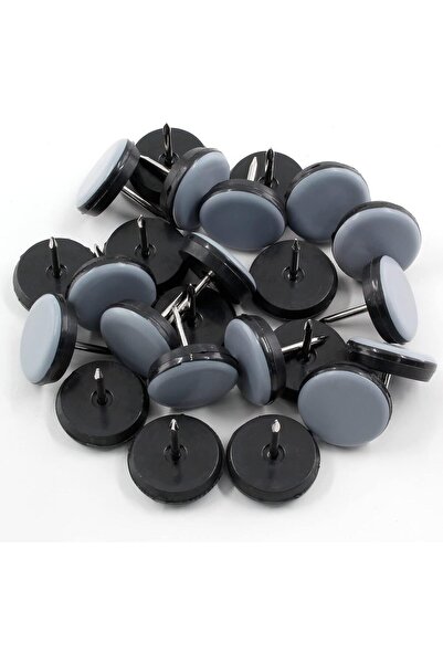 Generic 24pcs 3/4" (19mm) Nail on Furniture Sliders, Round