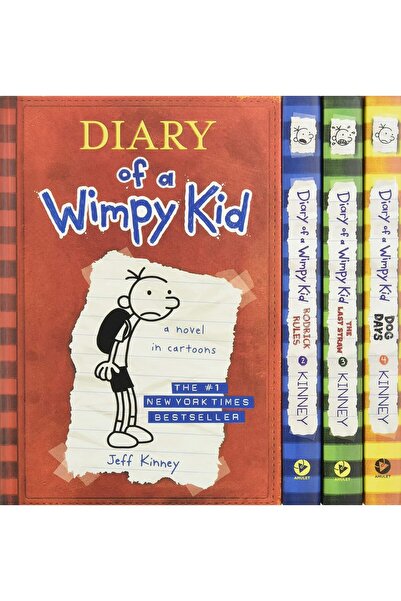 Generic Diary of A Wimpy Kid Box of Books 1-4 Revised