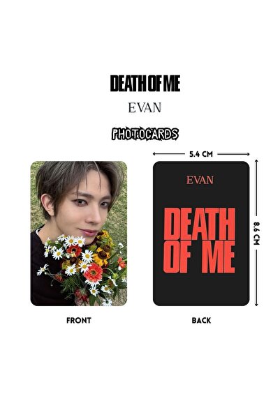 Kpop Dünyasi ENH EVAN '' Death Of Me '' Photocards Set 2