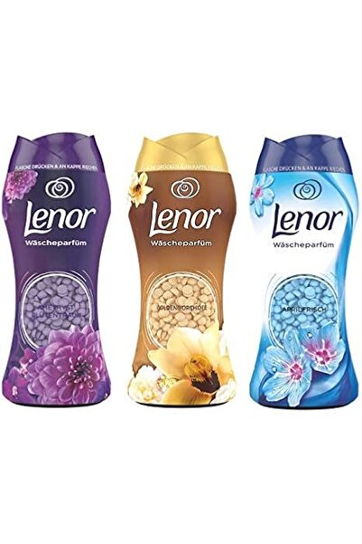lenor Laundry Perfume Beads Set (3x210g, Amethyst Blossom Dream, Golden Orchi...