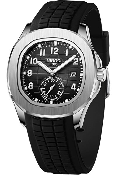 GENERAL Nibosi Men's Quartz Movement Analog Wrist Watch, Stainless Steel Wate...