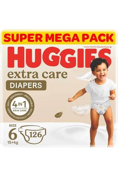 Huggies Extra Care Open Diaper Size 6 (15+ KG) 42 Diapers