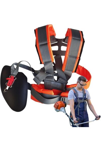 Morvena Picks Ham pentru trimmer de gazon, ergonomic, căptușit, curea pentru ...