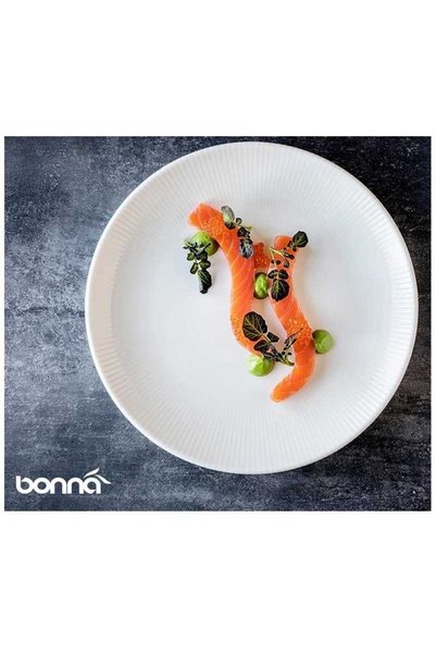 Bonna Farfurie de masă din porțelan alb Iris White 30 cm