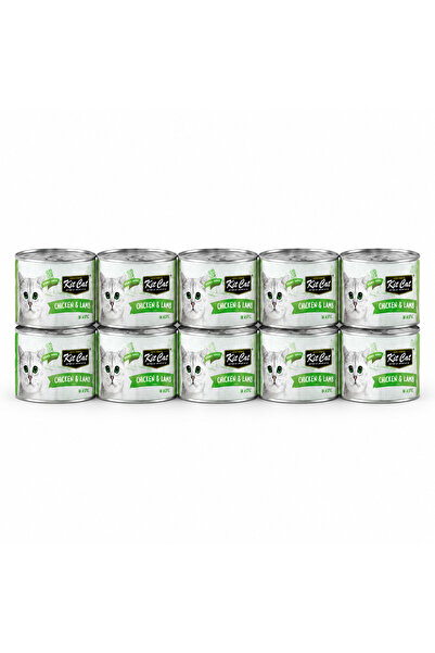 Kit Cat Chicken & Lamb Toppers Canned Cat Food - Pack of 10