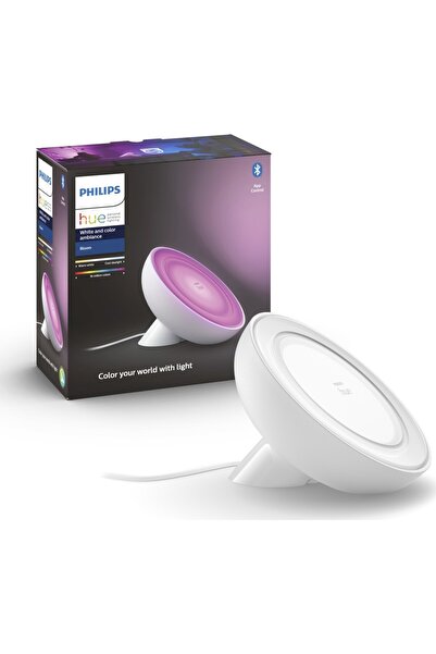 Philips Hue Bloom V4 RGB Akıllı Ambiyans Masa Lambası 7,1 W Beyaz G9 LED Ampul