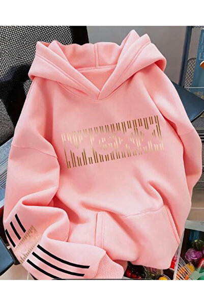 Genel Markalar ÜÇ İPLİK BASKILI UZUN KOLLU SWEATSHIRT