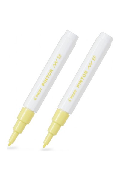 Pilot Pintor (Ef) Pastel Yellow (Two Pieces)
