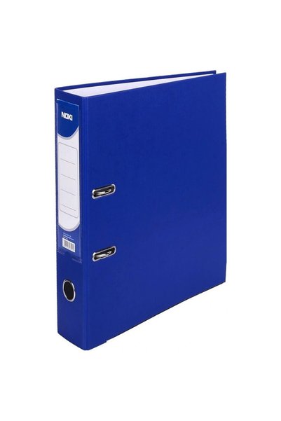 Noki 10 Pieces Blue Narrow Plastic Folder