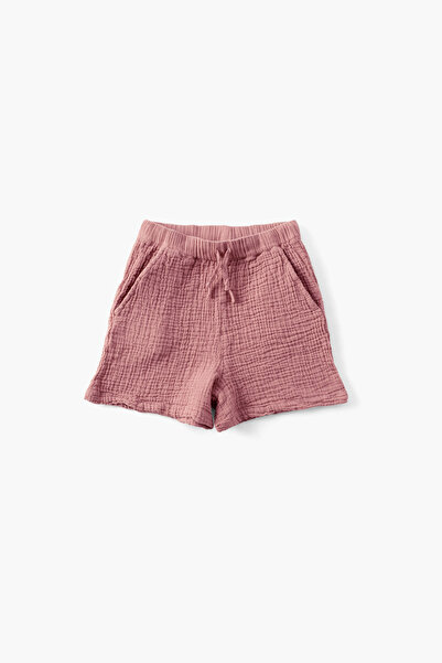 İpekçi Otantik Nomad Junior Girls' Muslin Shorts Rose