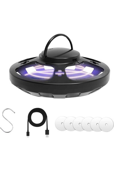 Morvena Picks Capcană pentru purici cu lumină și bandă adezivă pentru utiliza...