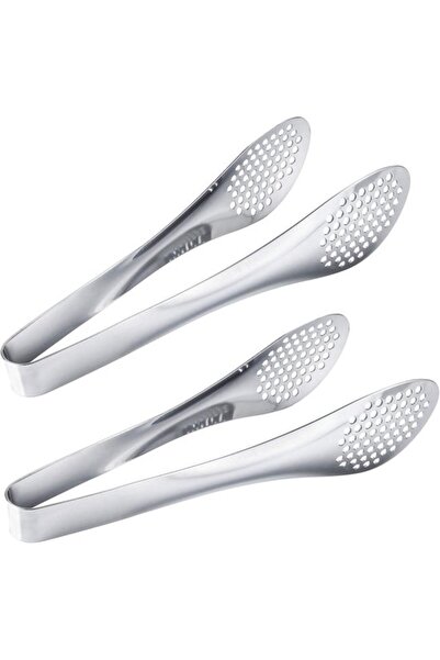Morvena Picks Un set de două clești de bucătărie din oțel inoxidabil, 23 cm, ...