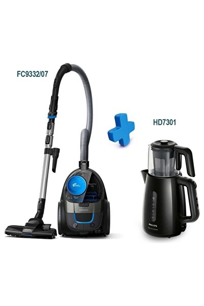 Philips FC9332/07 Powerpro City Toz Torbasız Süpürge HEPA Filtreli 1.5 L Toz ...