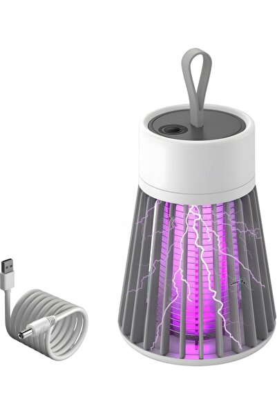 Morvena Picks Lampă electrică anti-țânțari cu LED ultraviolet, reîncărcabilă ...