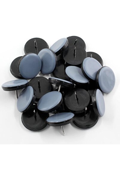 Generic 24pcs 3/4" (19mm) Nail on Furniture Sliders, Round