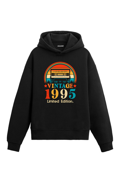 Colermi سويت شيرت بقلنسوة بتصميم Vintage Mixtape 1995