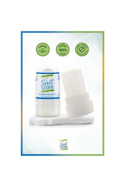 Erd Salt Stone Doğal Mineral Unisex Roll-On Deodorant (Tuz Taşı) 60 gr